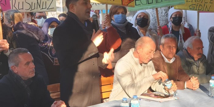 ÖMER GÜNEL GES’E KARŞI KİRAZLI HALKI İLE TEK YÜREK OLDU