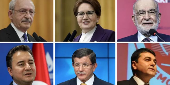 6 muhalefet lideri yarın 'çalışma yemeğinde' buluşuyor