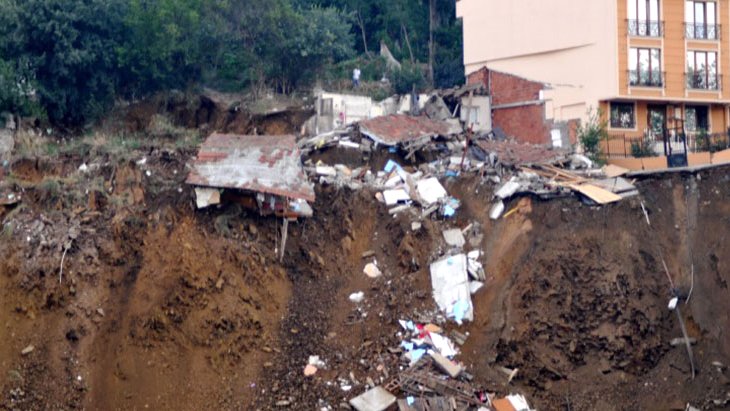 Ankara'da gecekonduda göçük nedeniyle 1 kişi yaralandı!