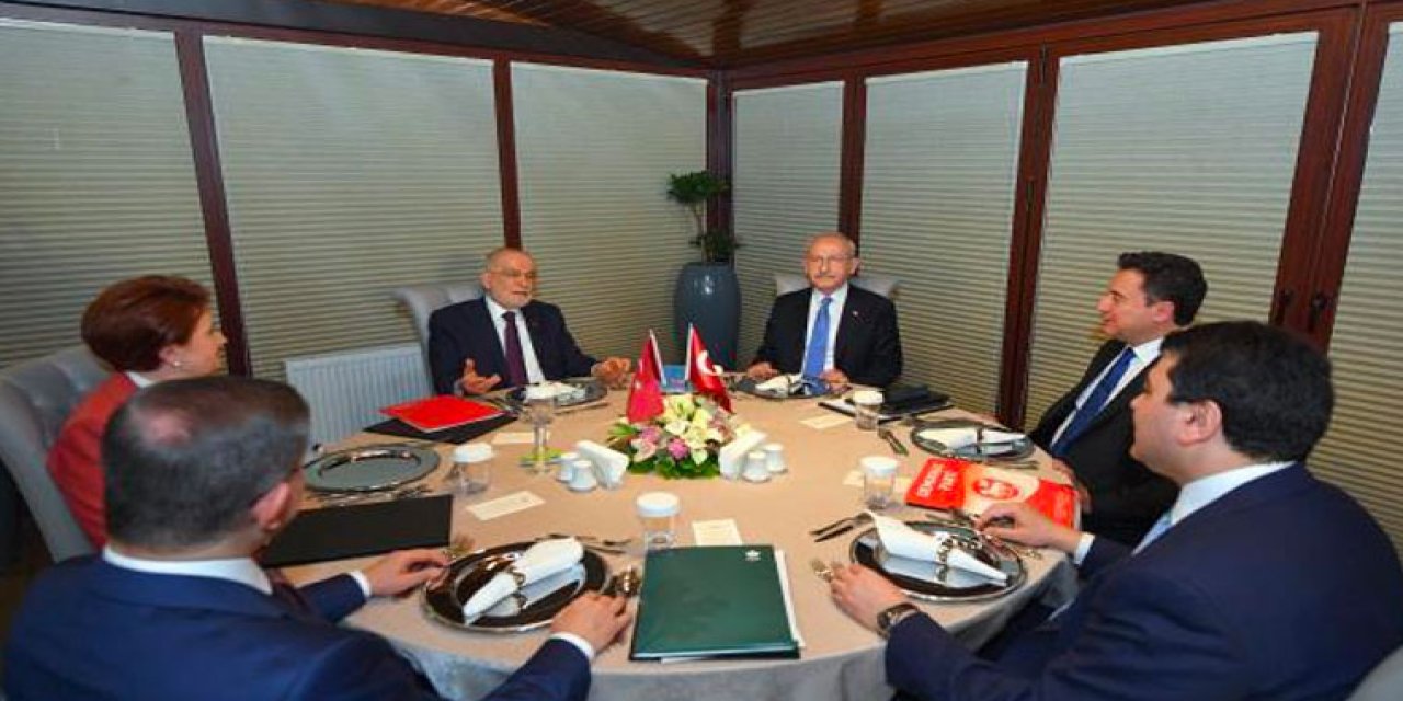 Davutoğlu'ndan 6'lı ittifak masası açıklaması!