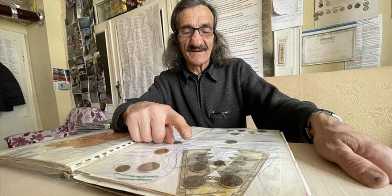 Erzurumlu koleksiyoncu, 42 ülkenin madeni parasını topladı