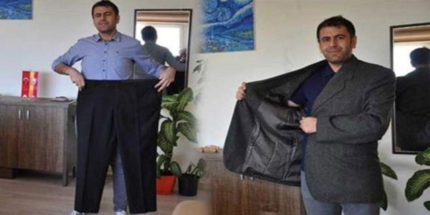 Gaziantep Okul Müdürü 7 Ayda 68 Kilo Verdi
