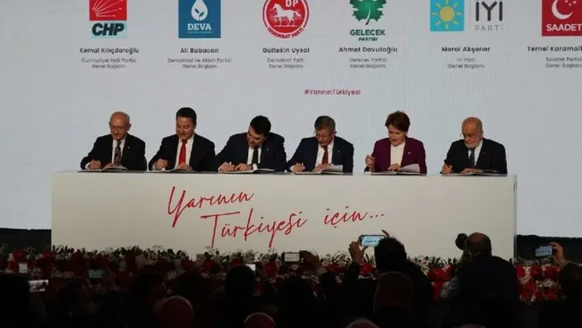 6 parti lideri imzayı attı! İşte 'Güçlendirilmiş Parlamenter Sistem' mutabakatı