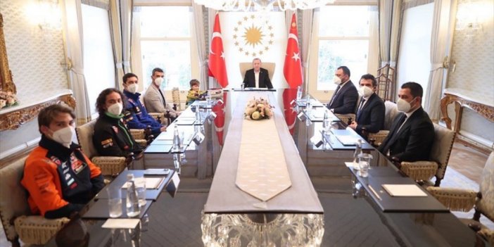 Cumhurbaşkanı Erdoğan, Milli Motosikletçileri Kabul Etti