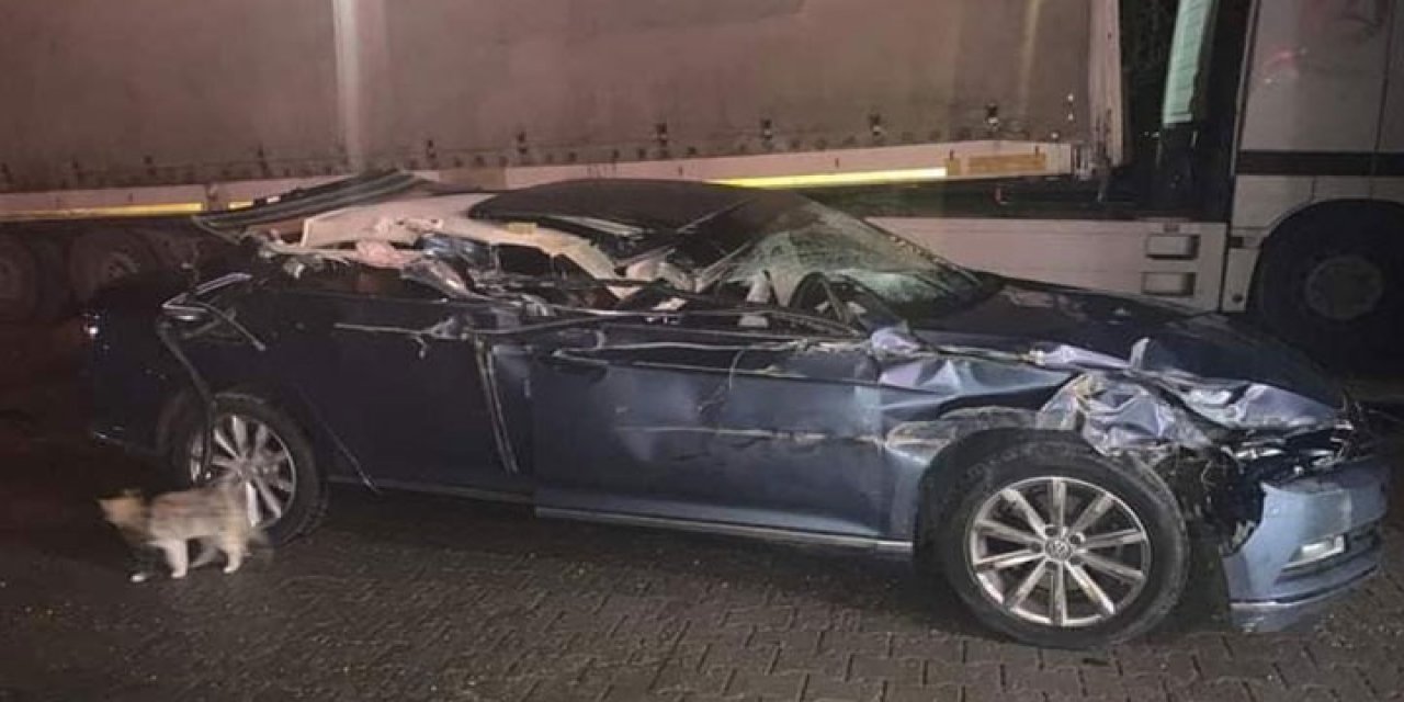 AKP'li milletvekili trafik kazası geçirdi