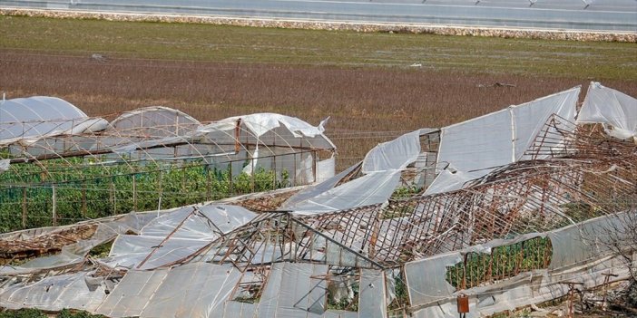 Antalya'daki Hortum, Fırtına Ve Sağanak, Seralara Zarar Verdi