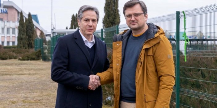 Blinken, Ukrayna-polonya Sınırında Mevkidaşı Kuleba İle Görüştü