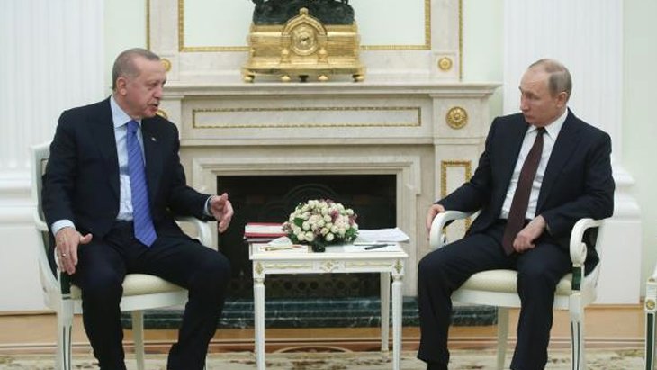 Putin'le görüşen Erdoğan barış çağrısını tekrarladı