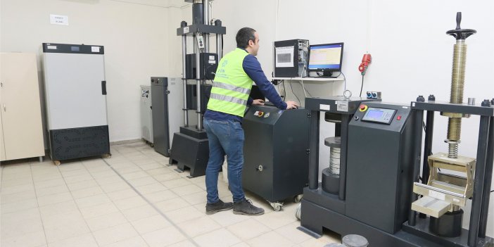 AYDIN BÜYÜKŞEHİR BELEDİYESİ’NİN YAPI MALZEMELERİ LABORATUVARI DEPREME DAYANIKLI YAPILAR OLUŞMASINI SAĞLAYACAK