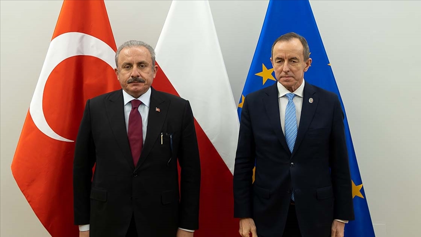 Tbmm Başkanı Şentop, Polonya Senatosu Başkanı Grodzki İle Görüştü