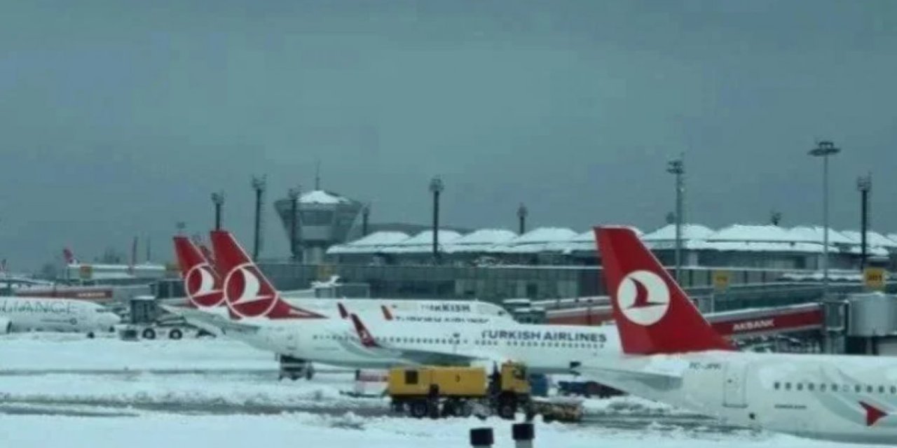 THY'den hava koşulları nedeniyle sefer iptalleri geldi