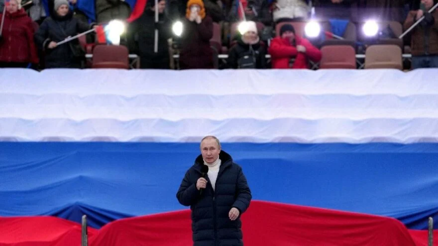 Putin sahneye çıktı, Ukrayna’daki işgali övdü