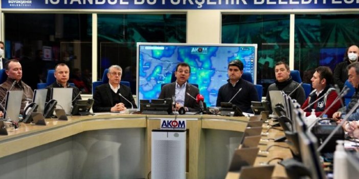 İmamoğlu: Bugün kar yağışının en yoğun yaşanacağı gün