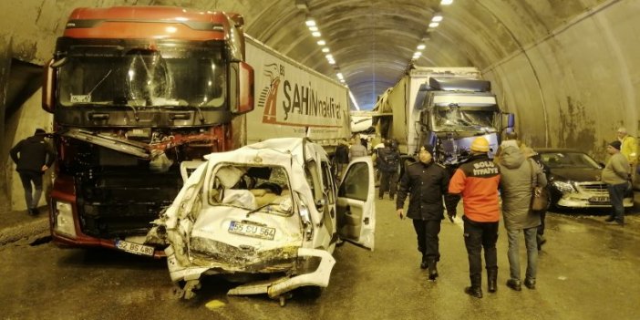 Bolu Dağı Tüneli'ndeki zincirleme kazada yaralanan gençten acı haber