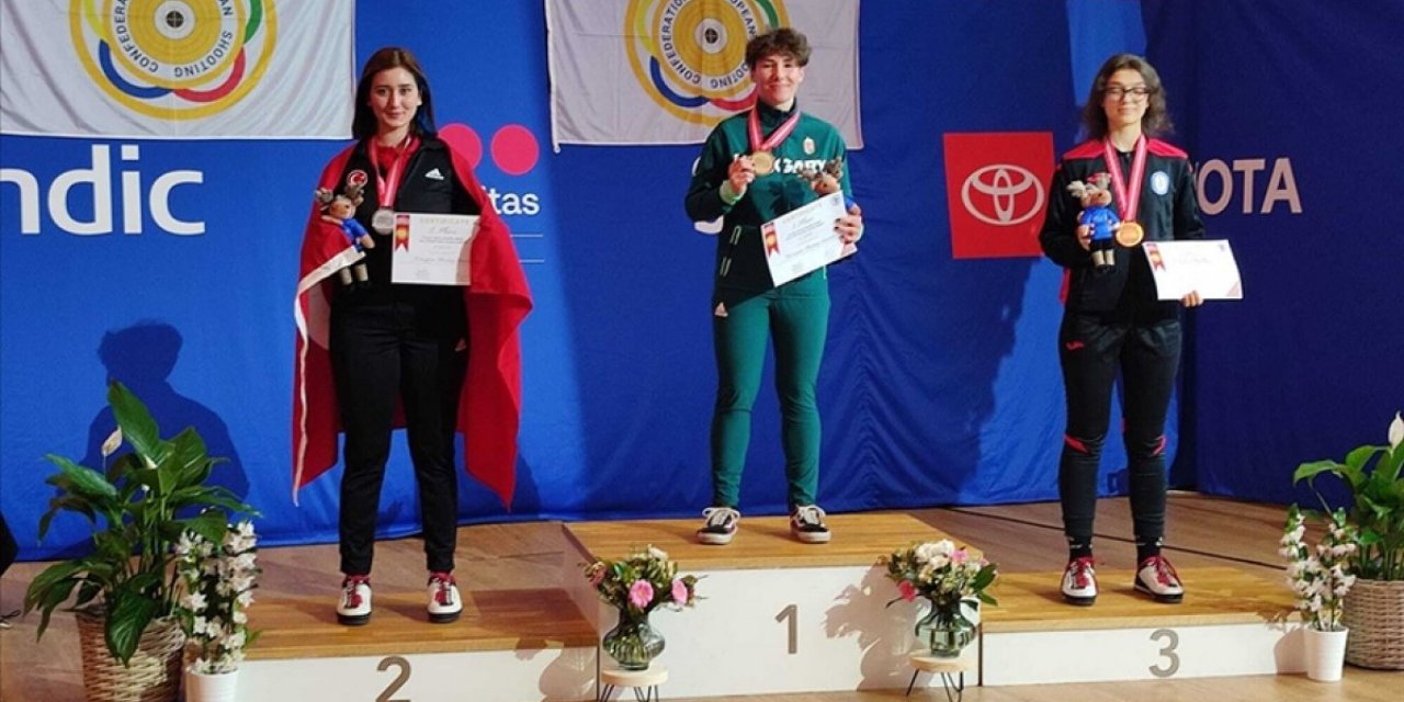 Milli atıcı Şimal Yılmaz Avrupa ikincisi