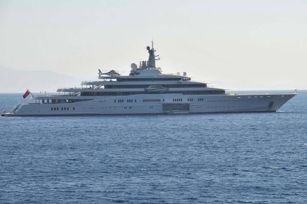 Rus milyarder Roman Abramovich'in yatı Ege'de