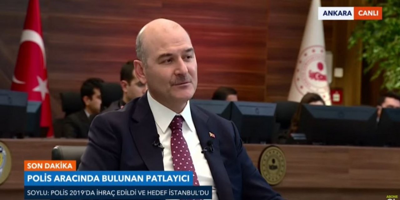 Süleyman Soylu'dan Hakkari'de patlayıcıyla yakalanan polisle ilgili açıklama