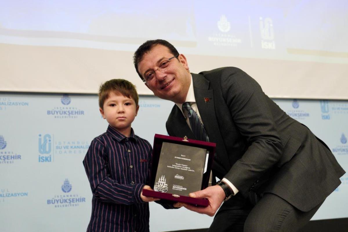 'Suyun Değeri' temalı afiş yarışmasında dereceye giren öğrencilere ödülleri verildi