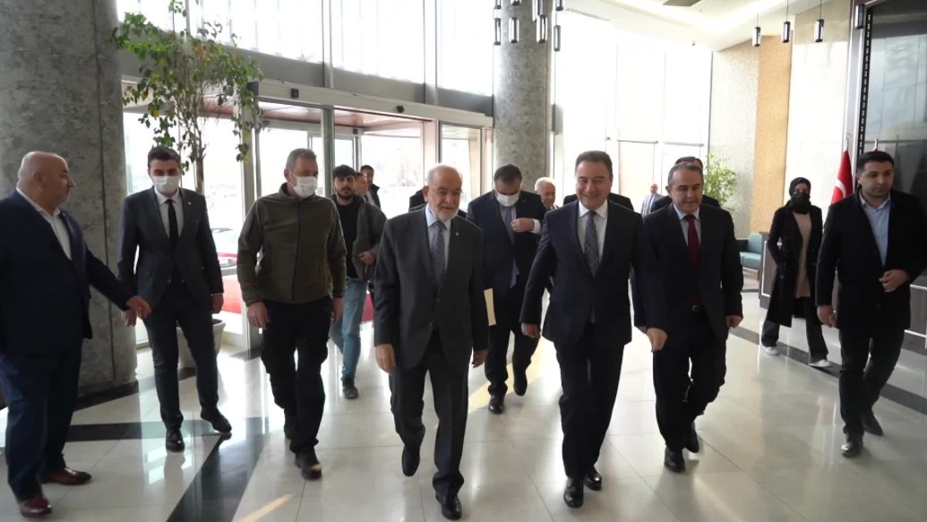 ALİ BABACAN TEMEL KARAMOLLAOĞLU’NU ZİYARET ETTİ