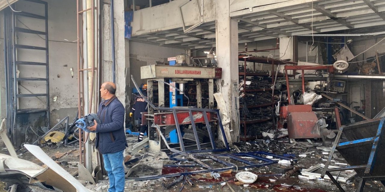 Diyarbakır'da sanayi sitesinde patlama