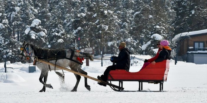 Cıbıltepe'de Sezon Uzayınca Atlı Kızakçıların Yüzü Güldü