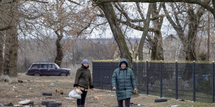 Ukrayna’nın Luhansk Bölgesindeki Tryohizbenka Köyü Savaşın Derin İzlerini Taşıyor