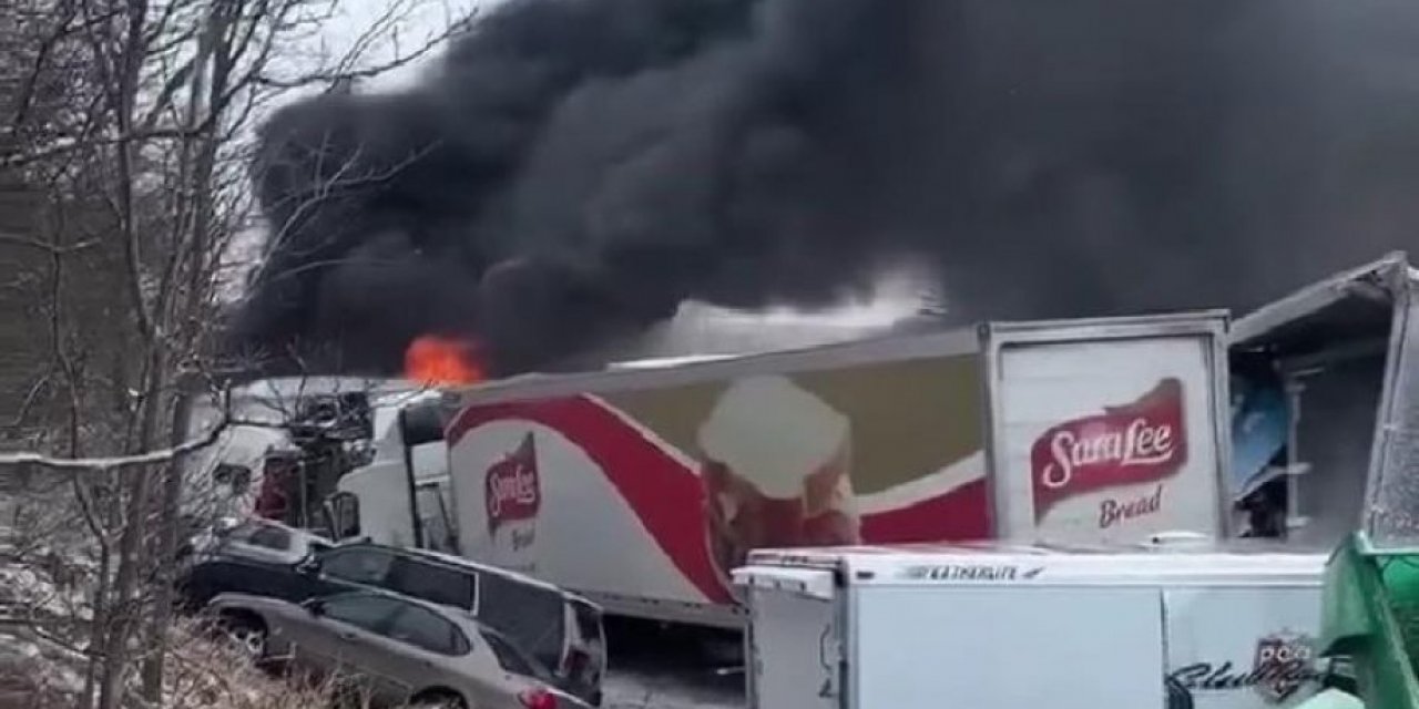 ABD'de 80 aracın karıştığı kaza: 6 ölü