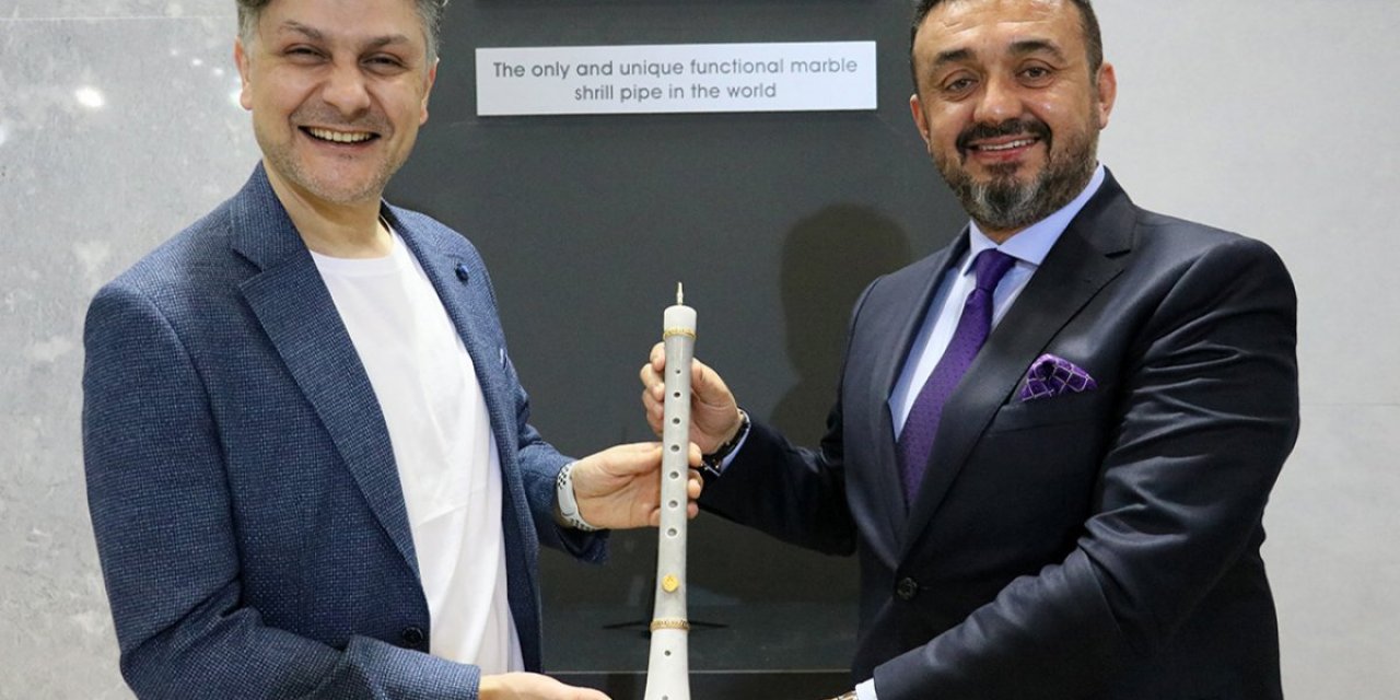 Ordulu klarnet yapım ustası, mermerden zurna yaptı