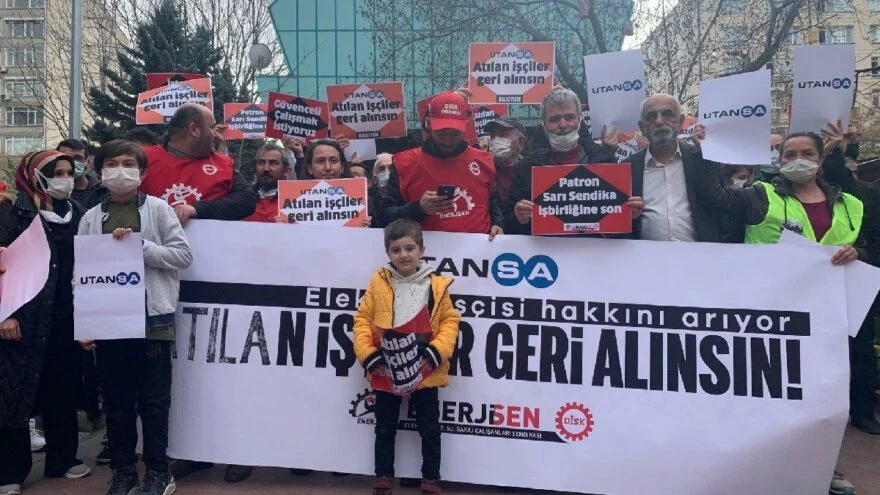 Çocuklar babaları için eylemde