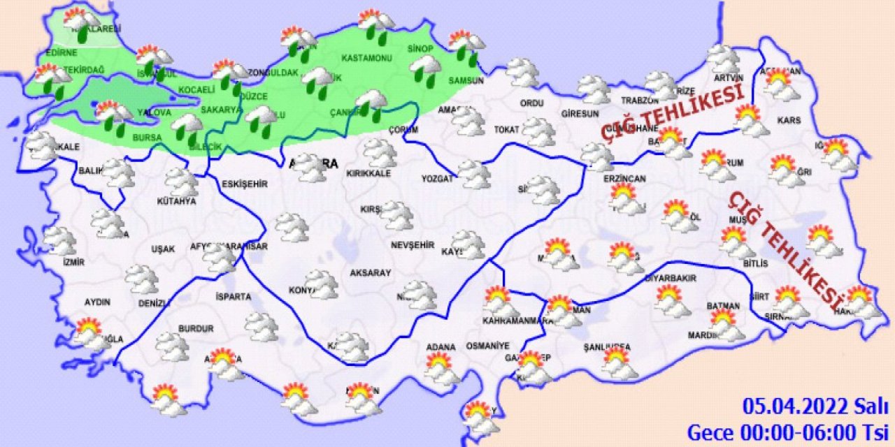 Meteoroloji'den yeni hava durumu raporu!