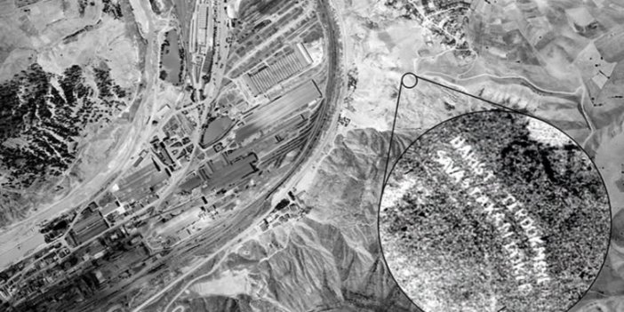 Büyüleyen mesaj 46 yıl önce uçaktan çekilmişti