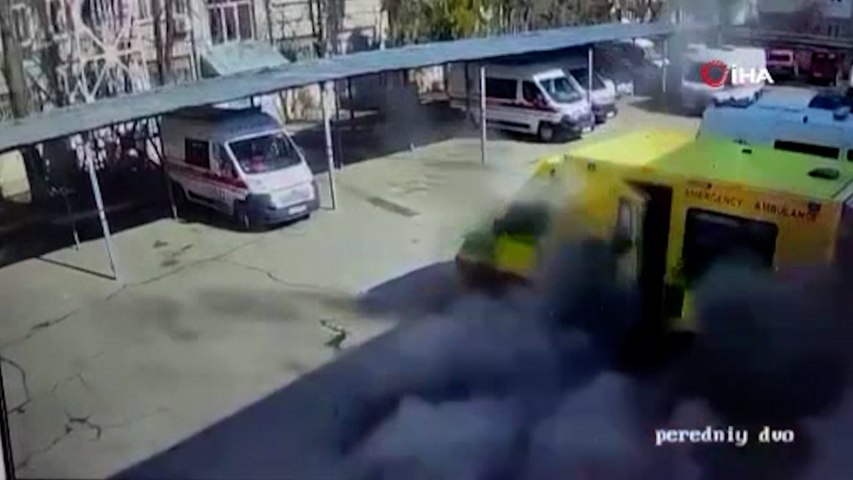 Rusya’nın çocuk hastanesini hedef aldığı anlar ortaya çıktı