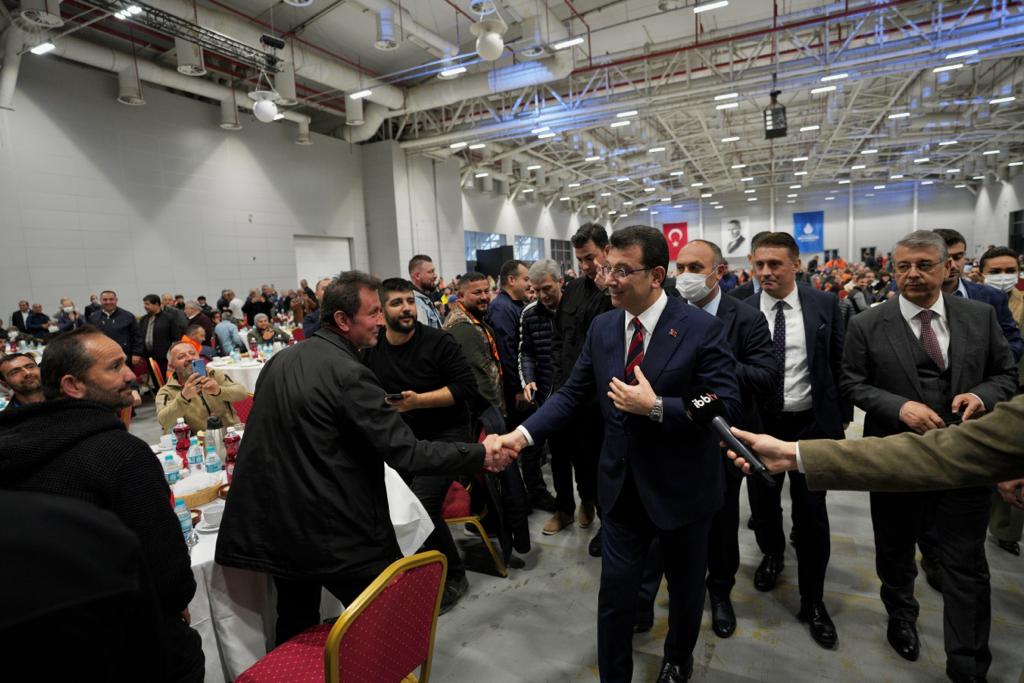 Başkan İmamoğlu: En liyakatli mesai  arkadaşı, millete en iyi hizmet edendir
