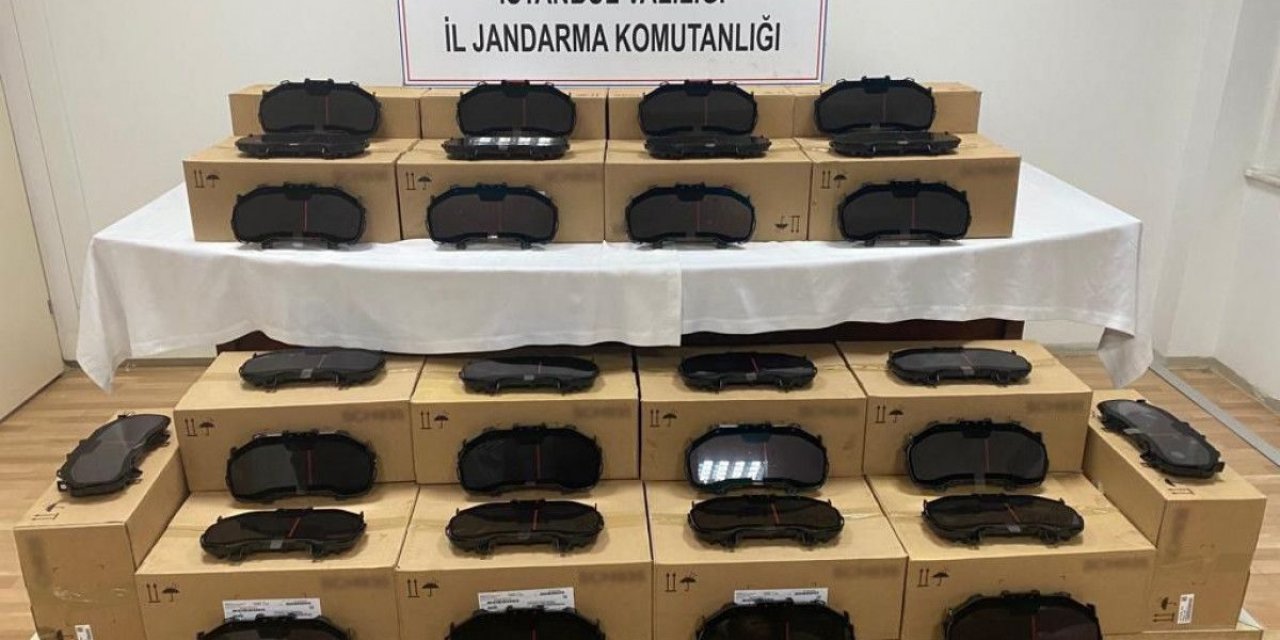 İstanbul'da 207 kaçak 'hayalet gösterge' ele geçirildi