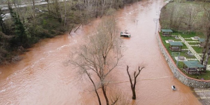 Bartın'da Sağanak Ve Eriyen Kar Taşkına Neden Oldu