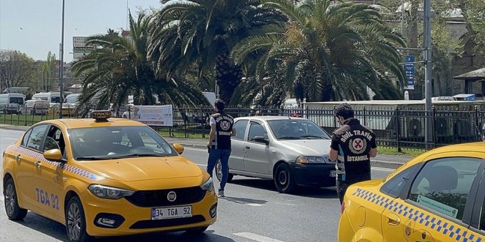 İstanbul'da Taksicilere Yönelik Denetim Yapıldı