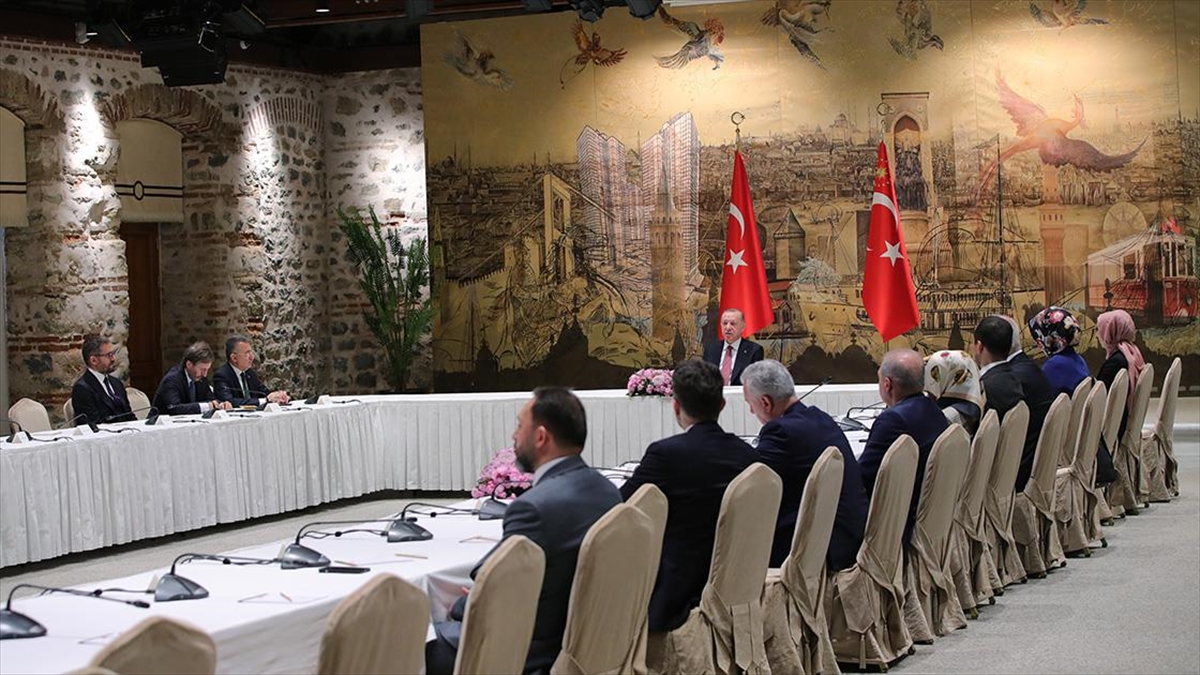 Cumhurbaşkanı Erdoğan, Türgev Heyetini Kabul Etti