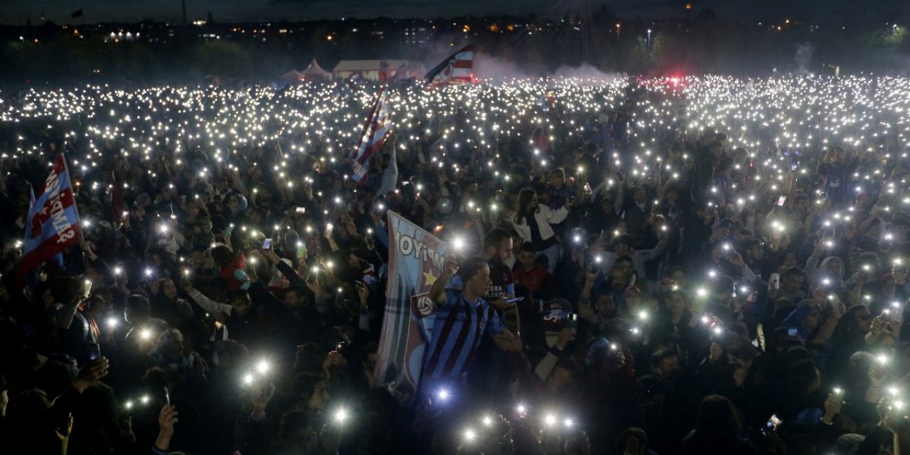 Trabzonspor'dan Yenikapı'da muhteşem kutlama