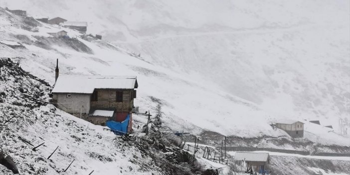 Kaçkarlar'a Kar Yağdı