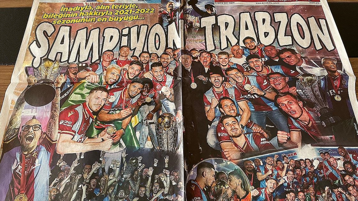Trabzonspor'un Kupa Töreninin Yerel Basında Yankıları
