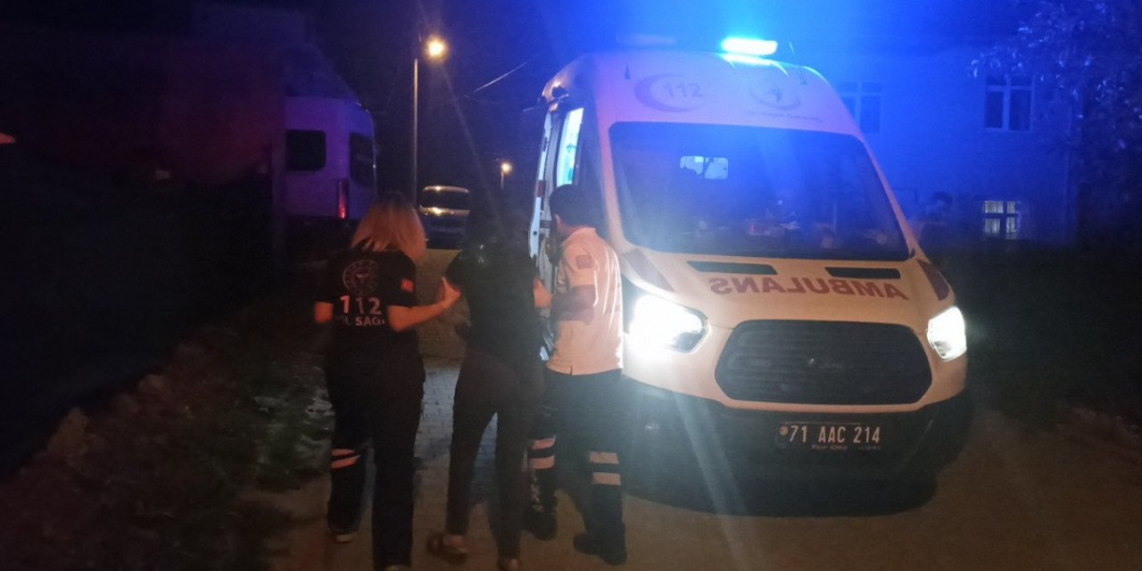 Kırıkkale'de tartışan çift bıçakla birbirlerini yaraladı