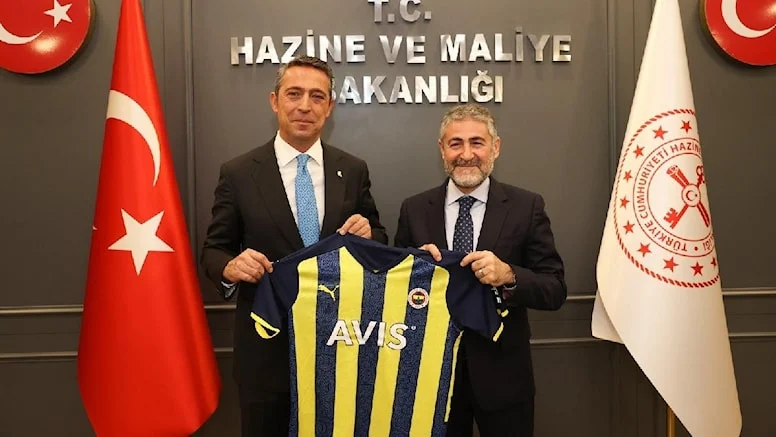 Fenerbahçe Başkanı Ali Koç’tan Bakan Nureddin Nebati’ye ziyaret