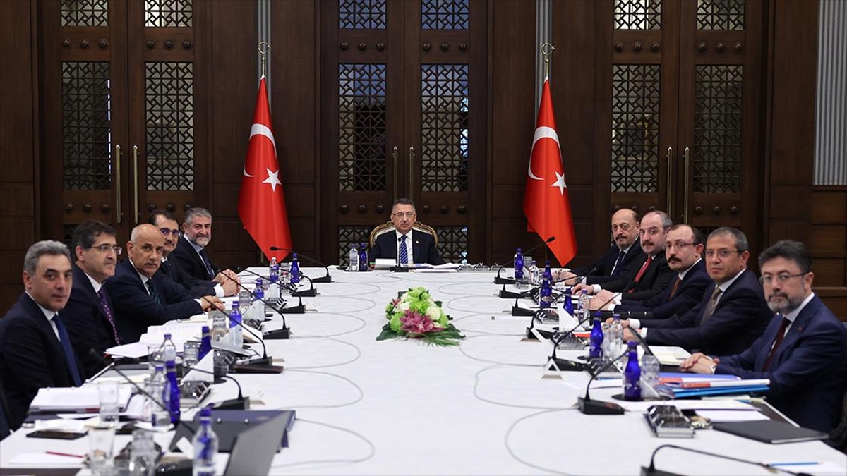 Ekonomi Koordinasyon Kurulu, Cumhurbaşkanı Yardımcısı Oktay Başkanlığında Toplandı