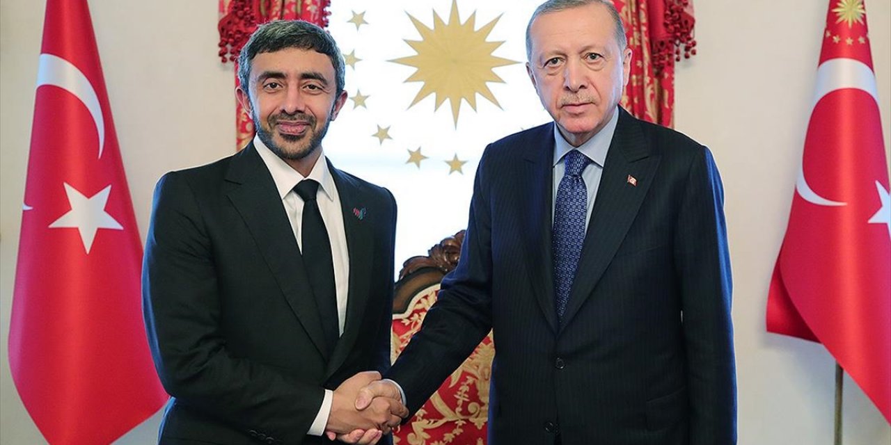 Cumhurbaşkanı Erdoğan, Bae Dışişleri Bakanı Al Nahyan'ı Kabul Etti