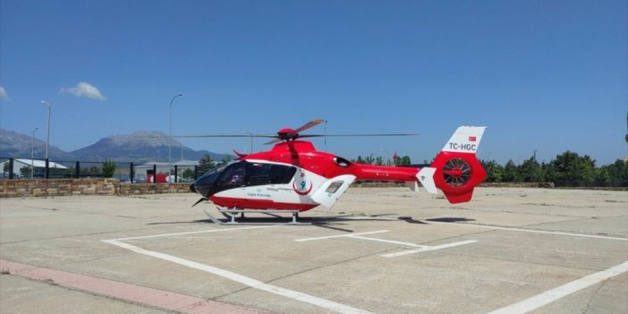 Konya'da Ambulans Helikopter, El Atar Damarı Kesilen Hasta İçin Havalandı