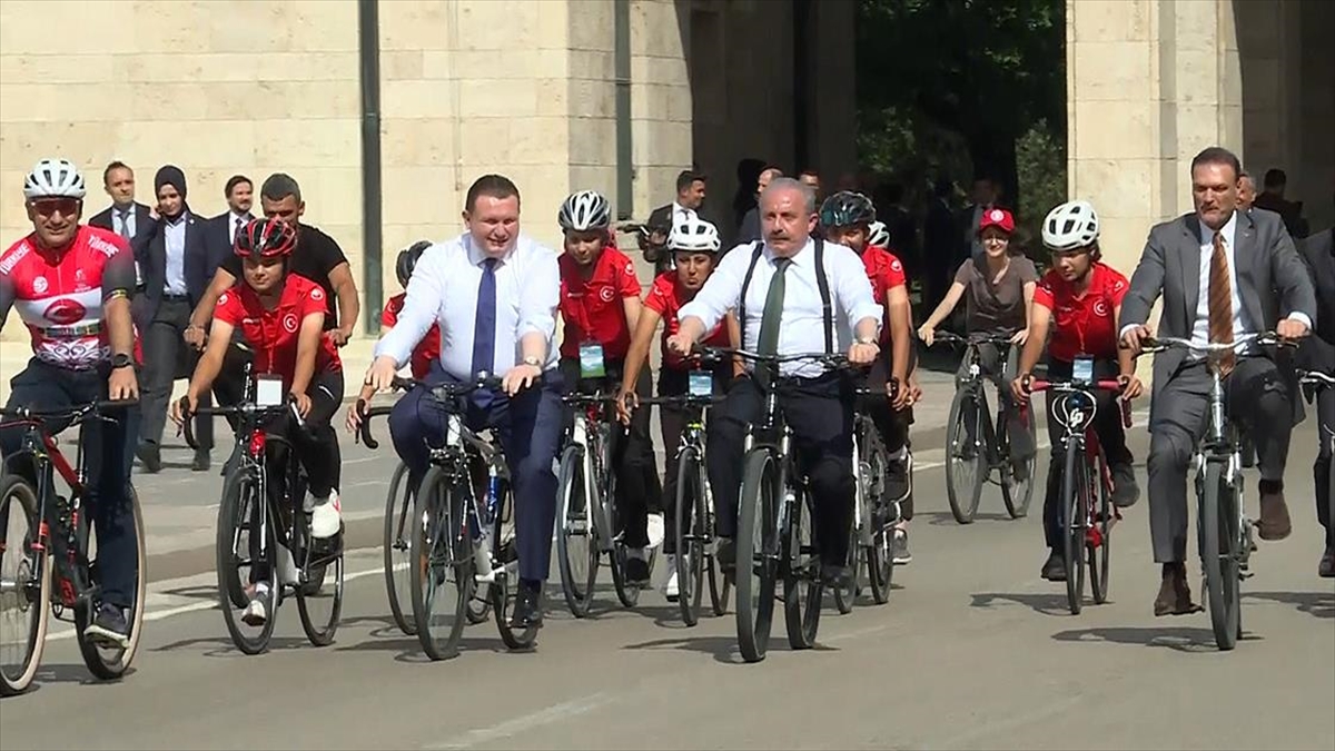Şentop, TBMM Bisiklet Tanıtım Turu Programına Katıldı