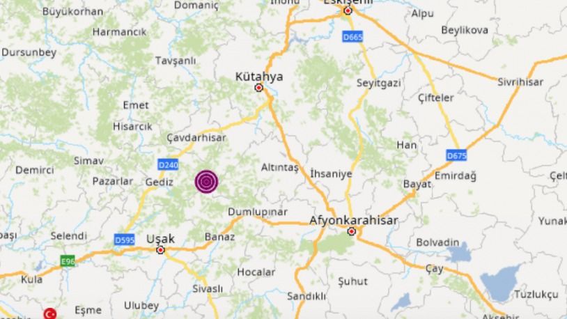 Kütahya'da korkutan deprem!