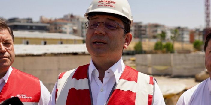 İmamoğlu davayla ilgili ilk açıklamasını metro  şantiyesinde yaptı: Böyle bir dava utanç verici