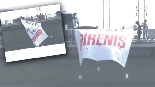 TİP'li vekillerin köprüdeki Gezi pankartına ilişkin soruşturma