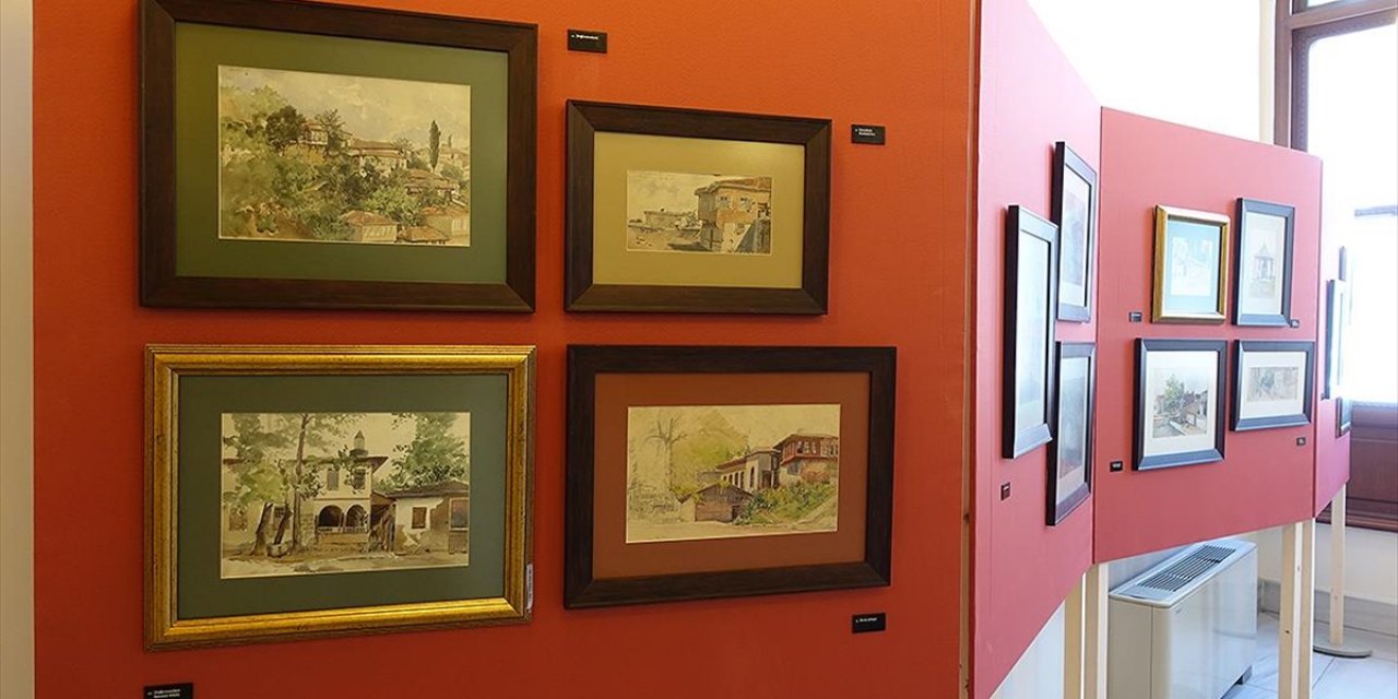 Ressam Hoca Ali Rıza Sergisi Ziyarete Açıldı